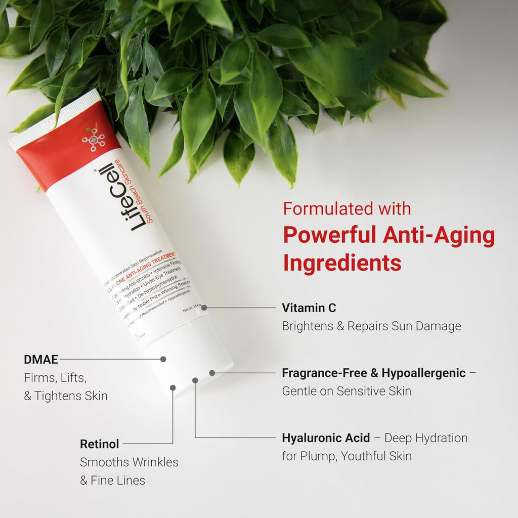 LifeCell All-In-One Anti-Aging Cream (75ml / 2.54oz) - (Double Pack)